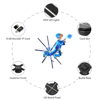 3D Hologram Fan